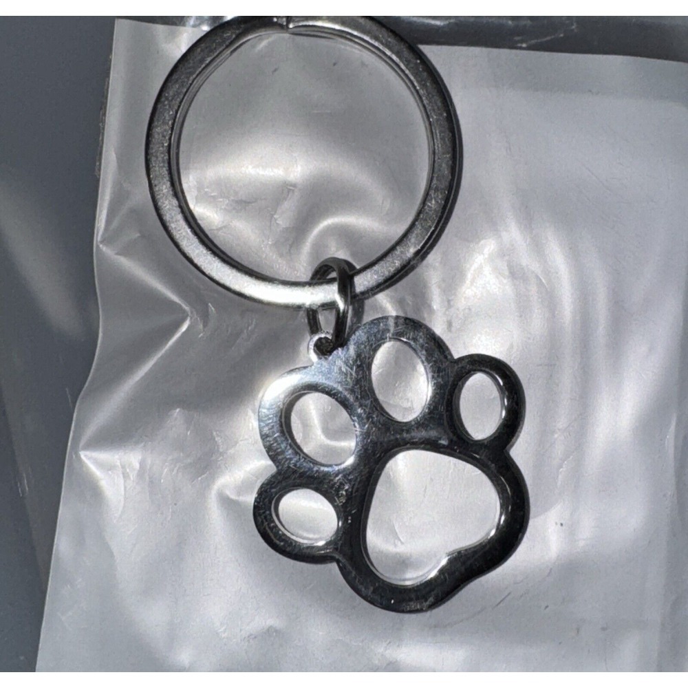 Dog Paw Keychain‎ Keyring Puppy Keychain New Pawprint